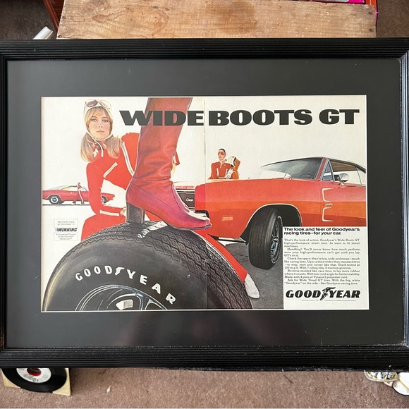 Vintage Original Goodyear Tire WIDE BOOT Magazine Advertisement - Picture 1 of 9